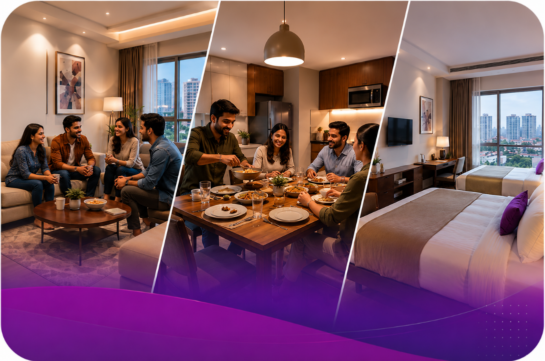 How Service Apartments are Ideal for Group Bookings in Mumbai